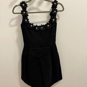 Nadine Merabi Black Mini Dress